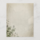 レトロ書道ユーカリプタス予算特別日 チラシ (裏面)