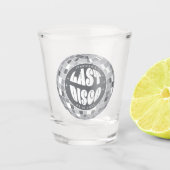 レトロ最後のディスコバチェロレッテ週末パーティーの好意 ショットグラス (正面)