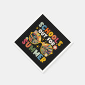 レトロ最終日の夏休み先生 スタンダードカクテルナプキン (角)