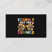 レトロ最終日の夏休み先生 名刺 (正面)