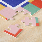 レトロ最高のグラッドエバーブルー卒業 ジグソーパズル (側面)