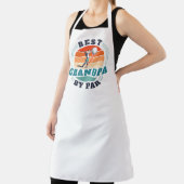 レトロ最高のグランパバイパーカスタムファーザデー エプロン (インサイチュ)