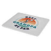 レトロ最高のグランパバイパーカスタムファーザデー カッティングボード (角)