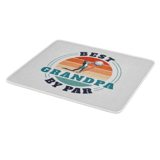 レトロ最高のグランパバイパーカスタムファーザデー カッティングボード (角)