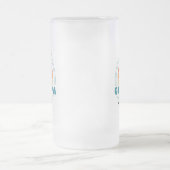 レトロ最高のグランパバイパーカスタムファーザデー フロストグラスビールジョッキ (中央)