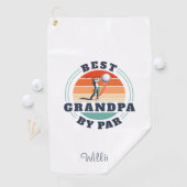 レトロ最高のグランパバイパー神父の日追加の名前 ゴルフタオル (インサイチュ)