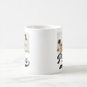 レトロ最高のパパエバー写真 コーヒーマグカップ (中央)