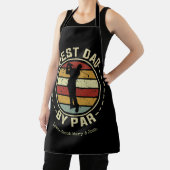 レトロ最高のパパbyパラネームメンズ エプロン (インサイチュ)