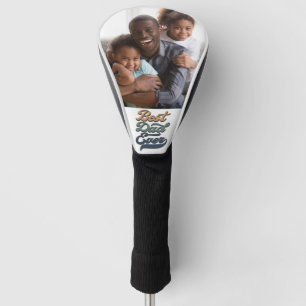 レトロ最高のパパEver Father's Day Photo ゴルフヘッドカバー