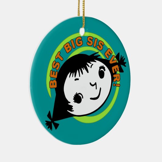 レトロ最高のビッグシエバー セラミックオーナメント (右)