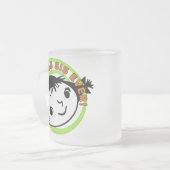 レトロ最高のビッグシエバー フロストグラスマグカップ (正面左)