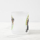 レトロ最高のビッグシエバー フロストグラスマグカップ (中央)