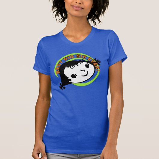 レトロ最高のビッグシスターエバー Tシャツ (正面)
