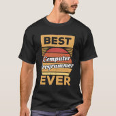 レトロ最高のプログラマーEver Programming Co Tシャツ (正面)