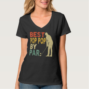 レトロ最高のポップ・アートのポップ・アートのPara Golf父の Da Tシャツ