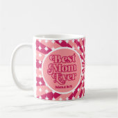 レトロ最高のママは未パーソナライズされた時フォトマザーズの日 コーヒーマグカップ (左)