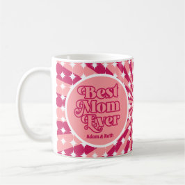 レトロ最高のママは未パーソナライズされた時フォトマザーズの日 コーヒーマグカップ
