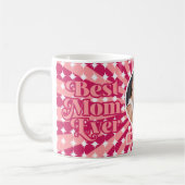 レトロ最高のママは未パーソナライズされた時フォトマザーズの日 コーヒーマグカップ (左)