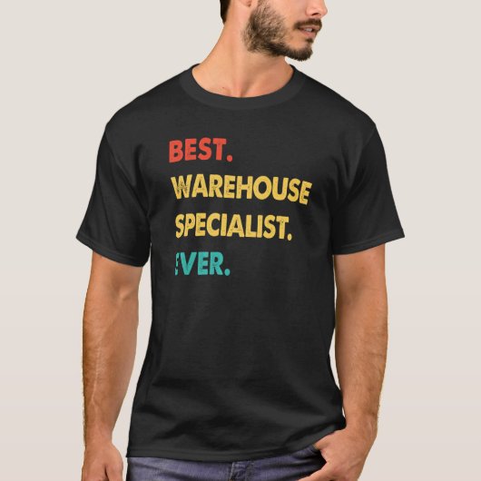 レトロ最高の倉庫スペシャリスト・エバー Tシャツ (正面)