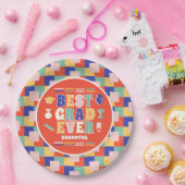 レトロ最高の卒業エバーレッド卒業パーティー ペーパープレート (パーティー)