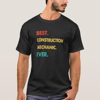 レトロ最高の建築整備士エバー Tシャツ