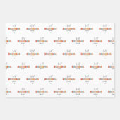 レトロ最高の隣人がかわいい ラッピングペーパーシート (正面)