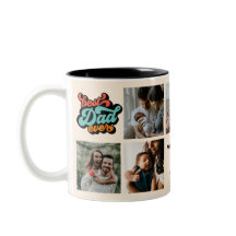 レトロ最高のGroovyパパEver 7 Photo Collage