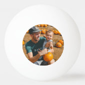 レトロ最高のGroovy BonusパパEver Photo Name Year 卓球ボール (裏面)