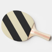レトロ木炭3はっきりしたストライプ個 卓球ラケット (横)