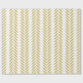 レトロ木製サーフボードカッコいい ラッピングペーパー (フラット)