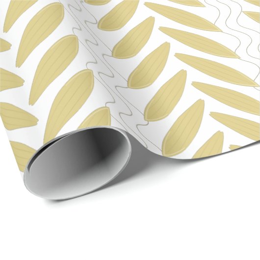 レトロ木製サーフボードカッコいい ラッピングペーパー (ロールコーナー)