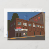 レトロ未来のコスモシアター、メリル、WI ポストカード (正面/裏面)