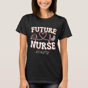 レトロ未来ナース,看護学生 Tシャツ