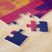 レトロ未来主義美しい ジグソーパズル (側面)