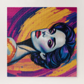 レトロ未来主義美しい ジグソーパズル (横)