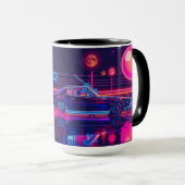 レトロ未来型ライド マグカップ (正面右)