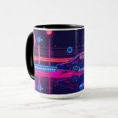 レトロ未来型ライド マグカップ (正面左)