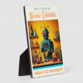 レトロ未来型ロボットROBIA 12J2ミックスロジスト フォトプラーク (側面)