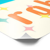 レトロ未来型ロボットROBIA 12J2ミックスロジスト フォトプリント            (角)