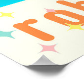 レトロ未来型ロボットROBIA 12J2ミックスロジスト ポスター (角)