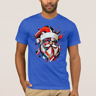 レトロ未来的なサンタ Tシャツ