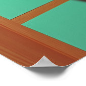 レトロ未来的グラムエステティック ポスター (角)