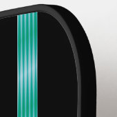 レトロ未来的パーソナライズされた ピックルボールラケット (左詳細)