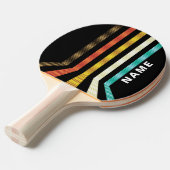 レトロ未来的パーソナライズされた 卓球ラケット (正面アングル)