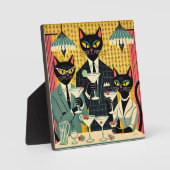 レトロ未来的ブラックキャットマルティニクラブ フォトプラーク (正面)