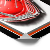 レトロ未来的ボーントラックアドプリント11 x 14 ポスター (角)