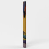 レトロ未来的ラジアルスワール波芸術パターン Case-Mate iPhoneケース (裏面/右)