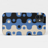 レトロ未来的抽象芸術パターン Case-Mate iPhoneケース (裏面(横))