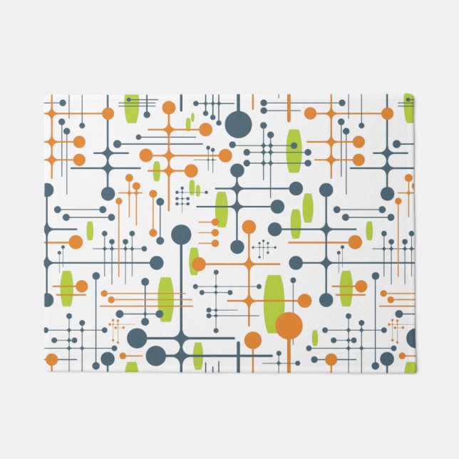 レトロ未来的 ドアマット (正面)