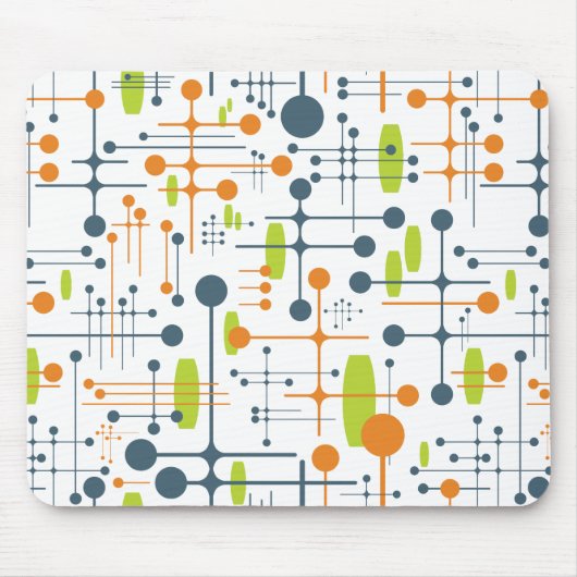 レトロ未来的 マウスパッド (正面)